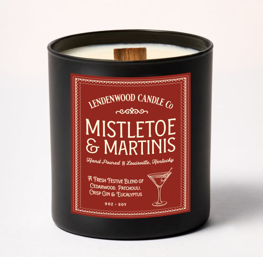 Mistletoe & Martinis Scented Soy Candle