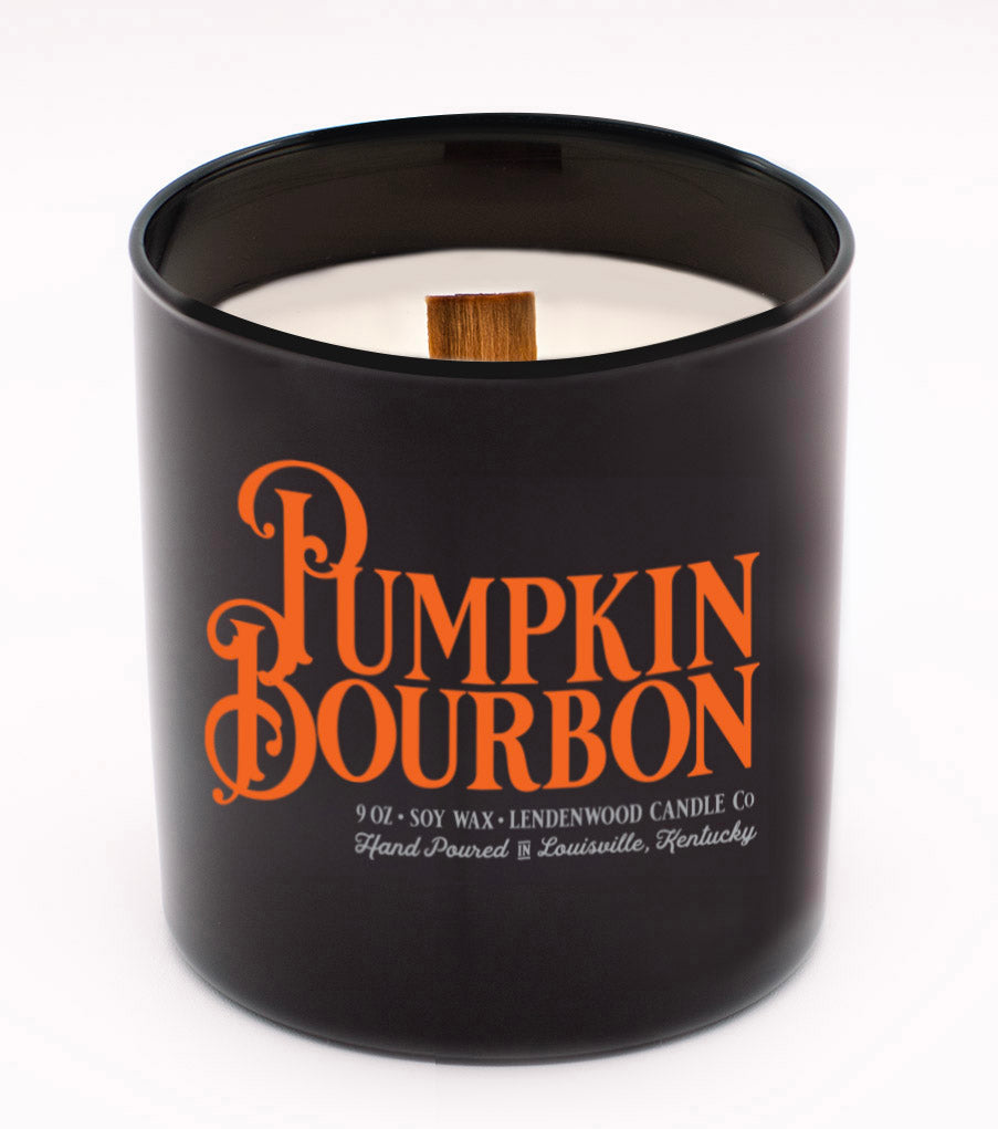 Pumpkin Bourbon Scented Soy Candle