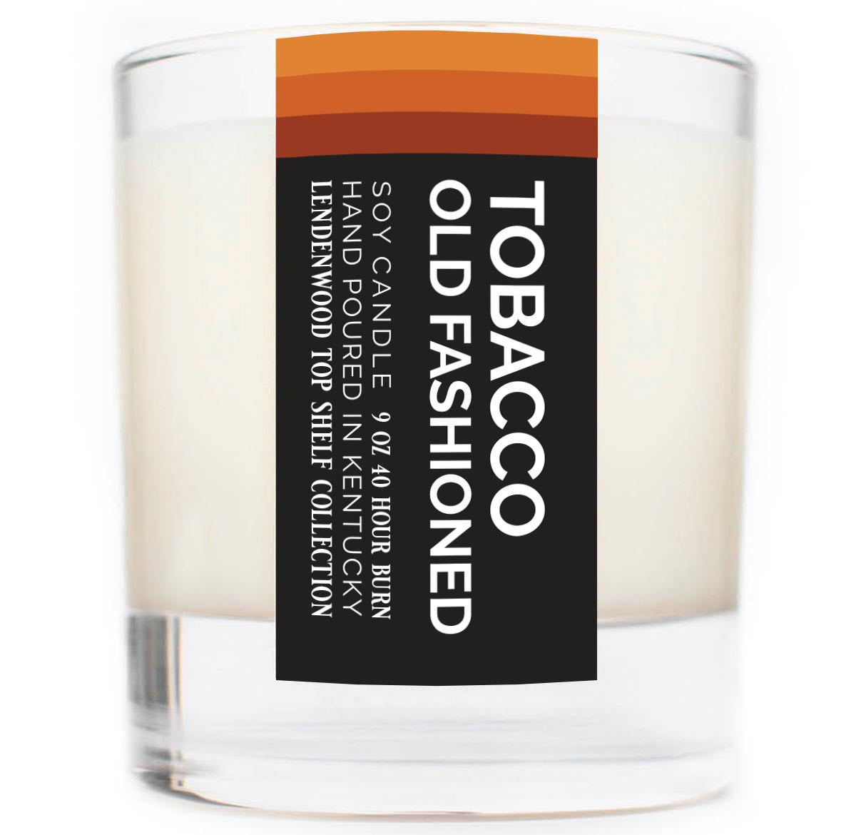 Tobacco Old Fashioned Bourbon Scented Soy Candle