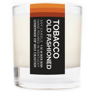 Tobacco Old Fashioned Bourbon Scented Soy Candle