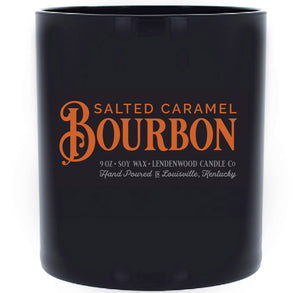 Salted Caramel Bourbon Scented Soy Candle